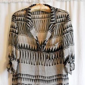 Tribal Print Tunic Shirt / Dress